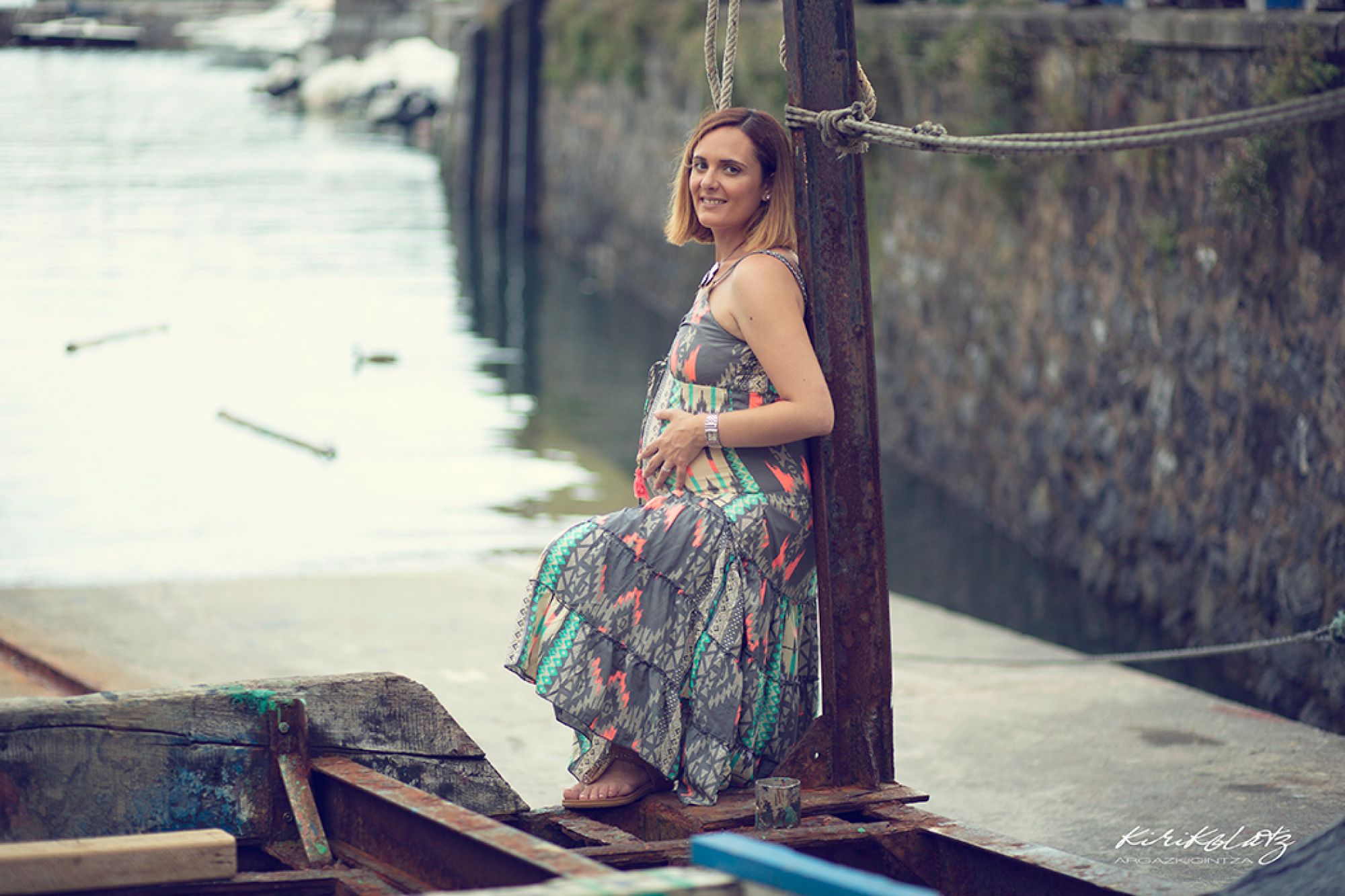 Fotos embarazada y familia en exteriores